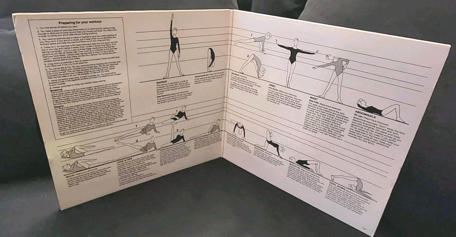 Jane Fonda's 1981 Workout LP 1981 1st PRESSING The Wkout Label 90201 GateFold, image 2