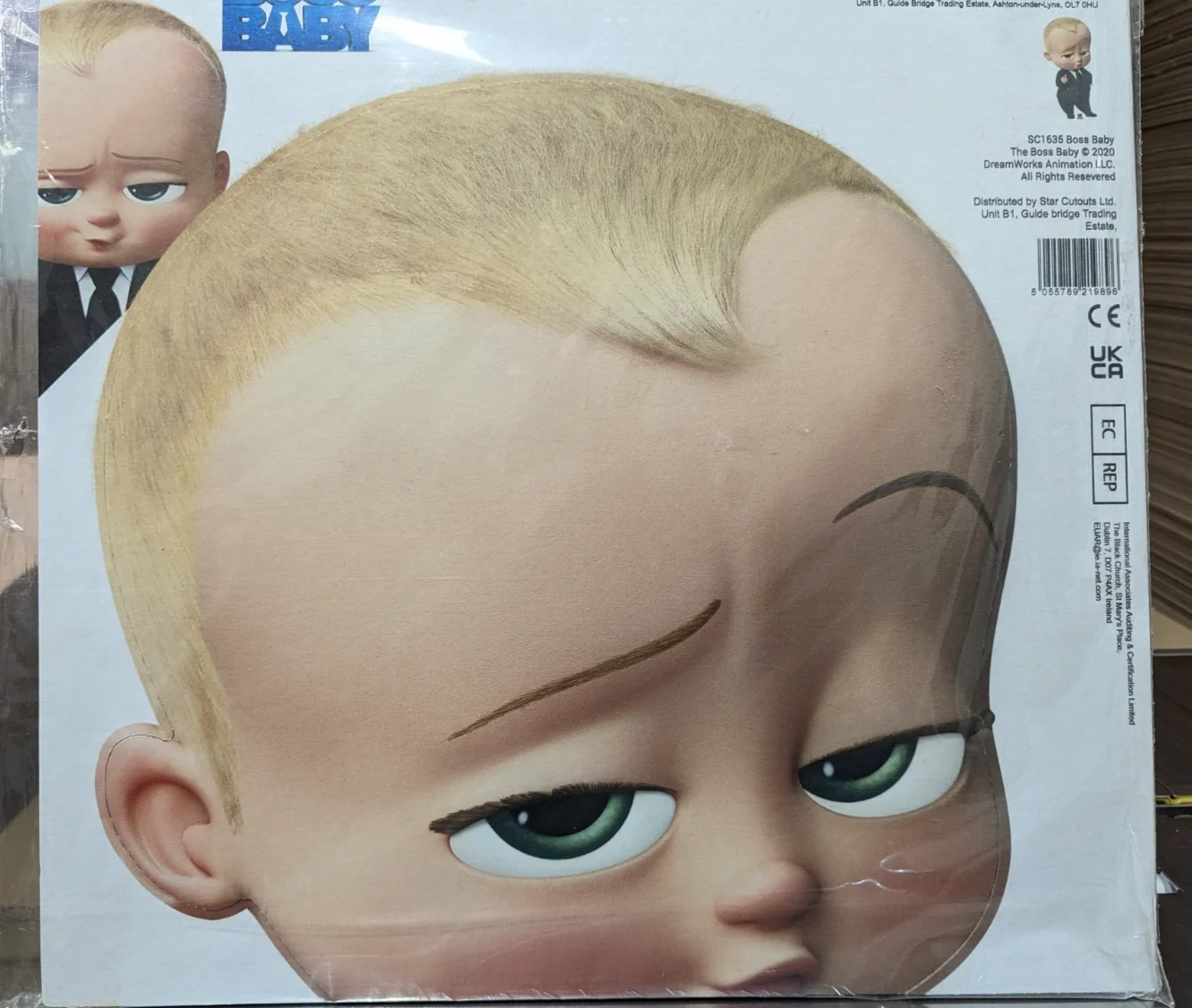Six Children's Cardboard Character Cutouts Mixed Bundle Peppa Boss Baby *Damaged, изображение 4