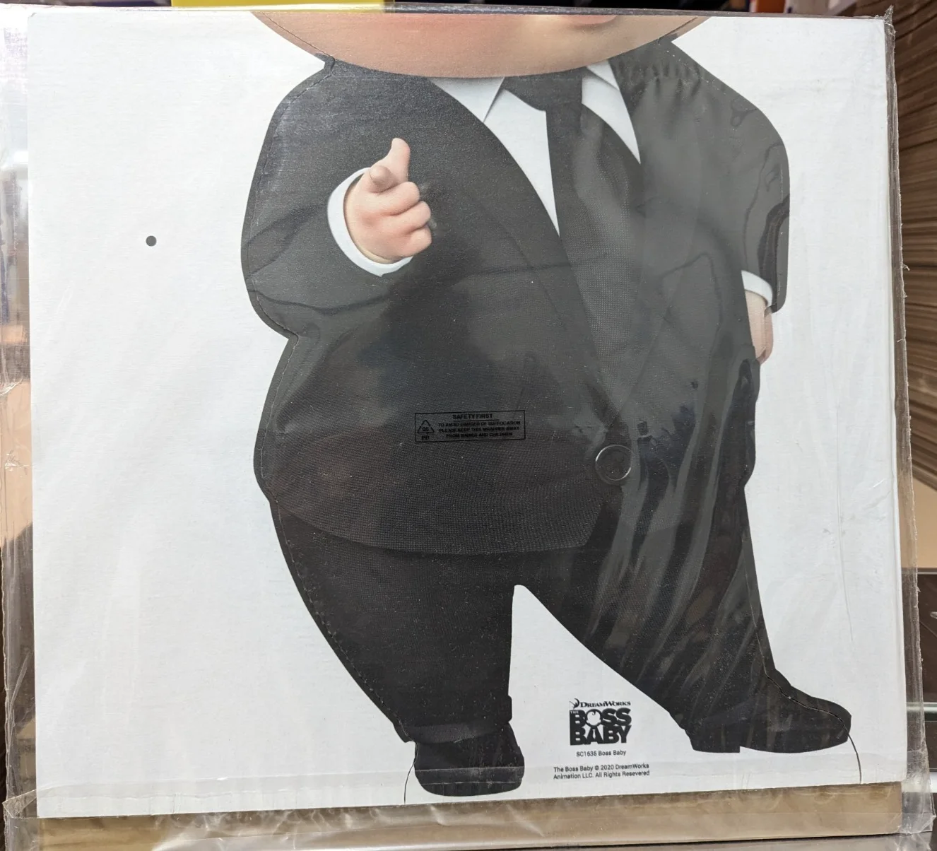 Six Children's Cardboard Character Cutouts Mixed Bundle Peppa Boss Baby *Damaged, изображение 5