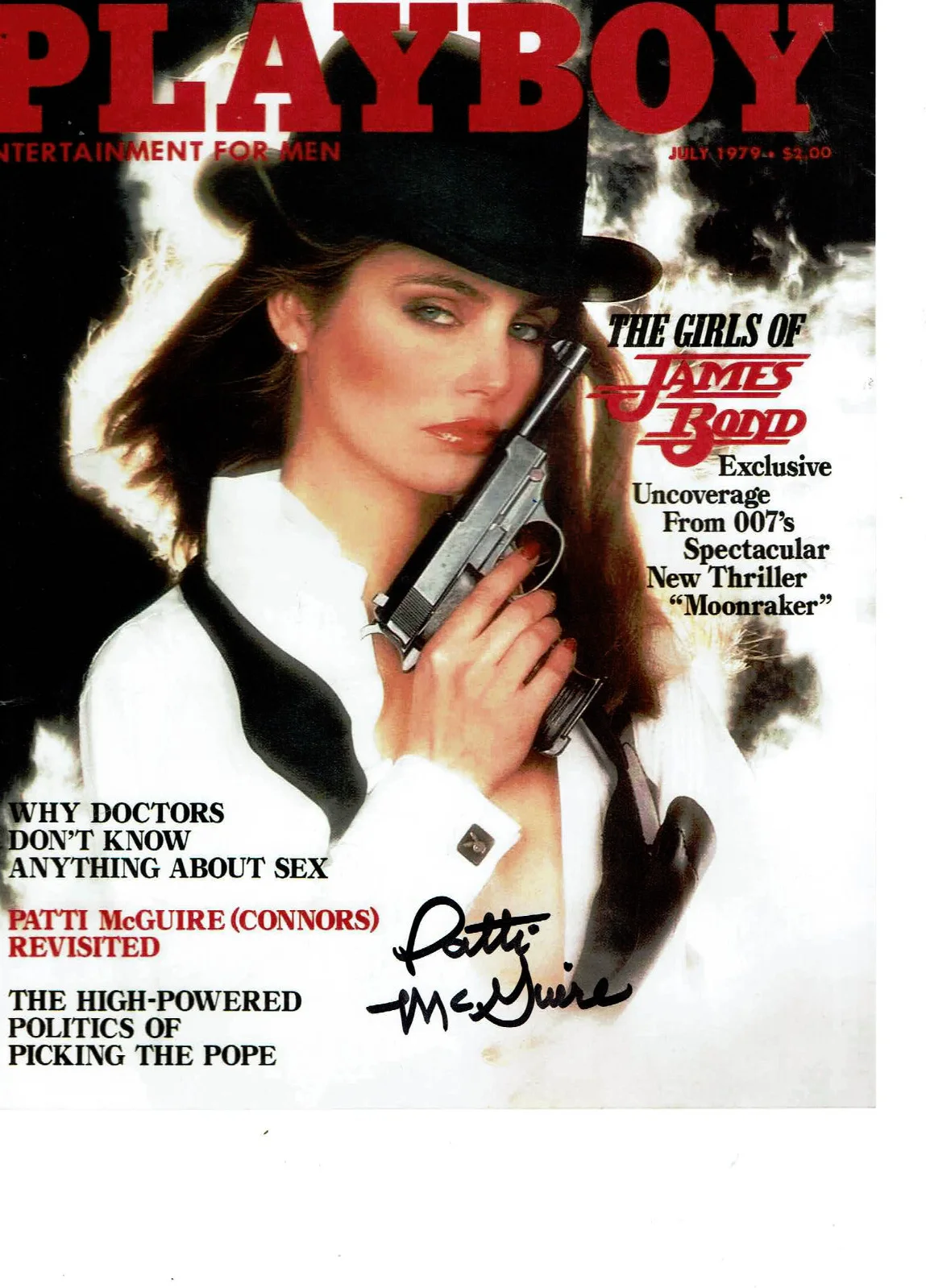Patti McGuire — Patti McGuire autographed 8x10 1979 Playboy photo
