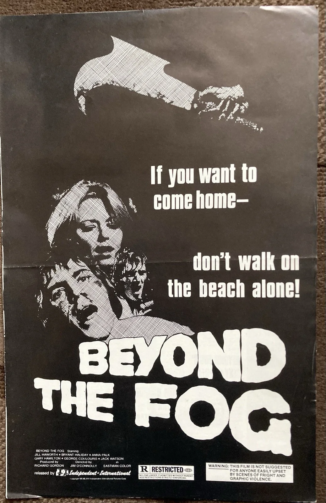 Jill Haworth TOWER OF EVIL - USA Pressbook Candace Glendenning BEYOND THE FOG, изображение 2