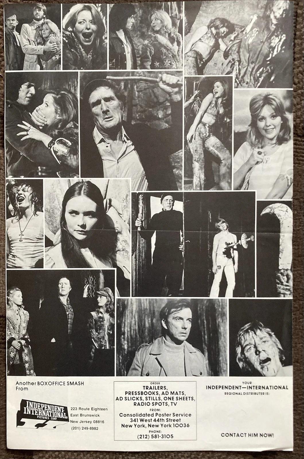 Jill Haworth TOWER OF EVIL - USA Pressbook Candace Glendenning BEYOND THE FOG, изображение 4