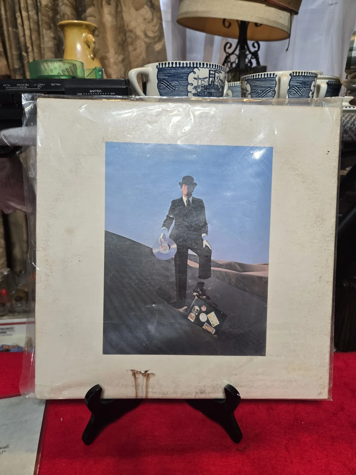 PINK FLOYD SIGNED LP "WISH YOU WERE HERE" With Certificate Of Authenticity, image 2