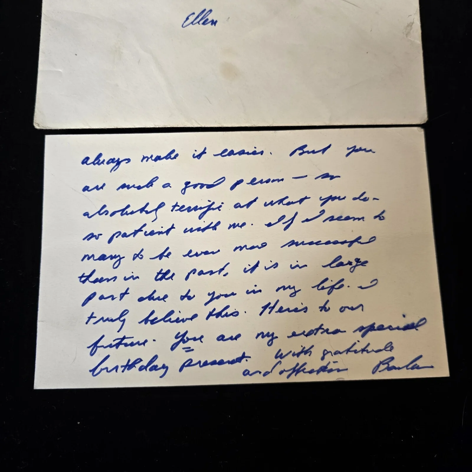 Barbara Walters signed handwritten Personal Letter to Eileen Sanger, image 4