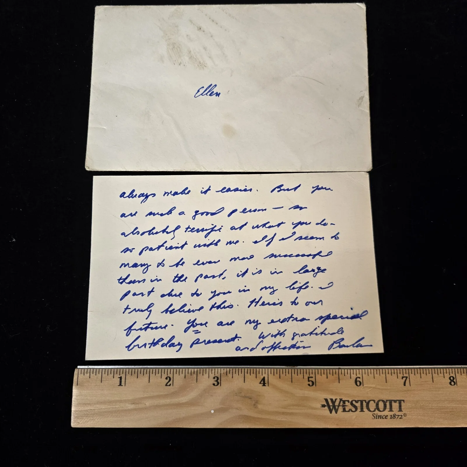 Barbara Walters signed handwritten Personal Letter to Eileen Sanger, image 5