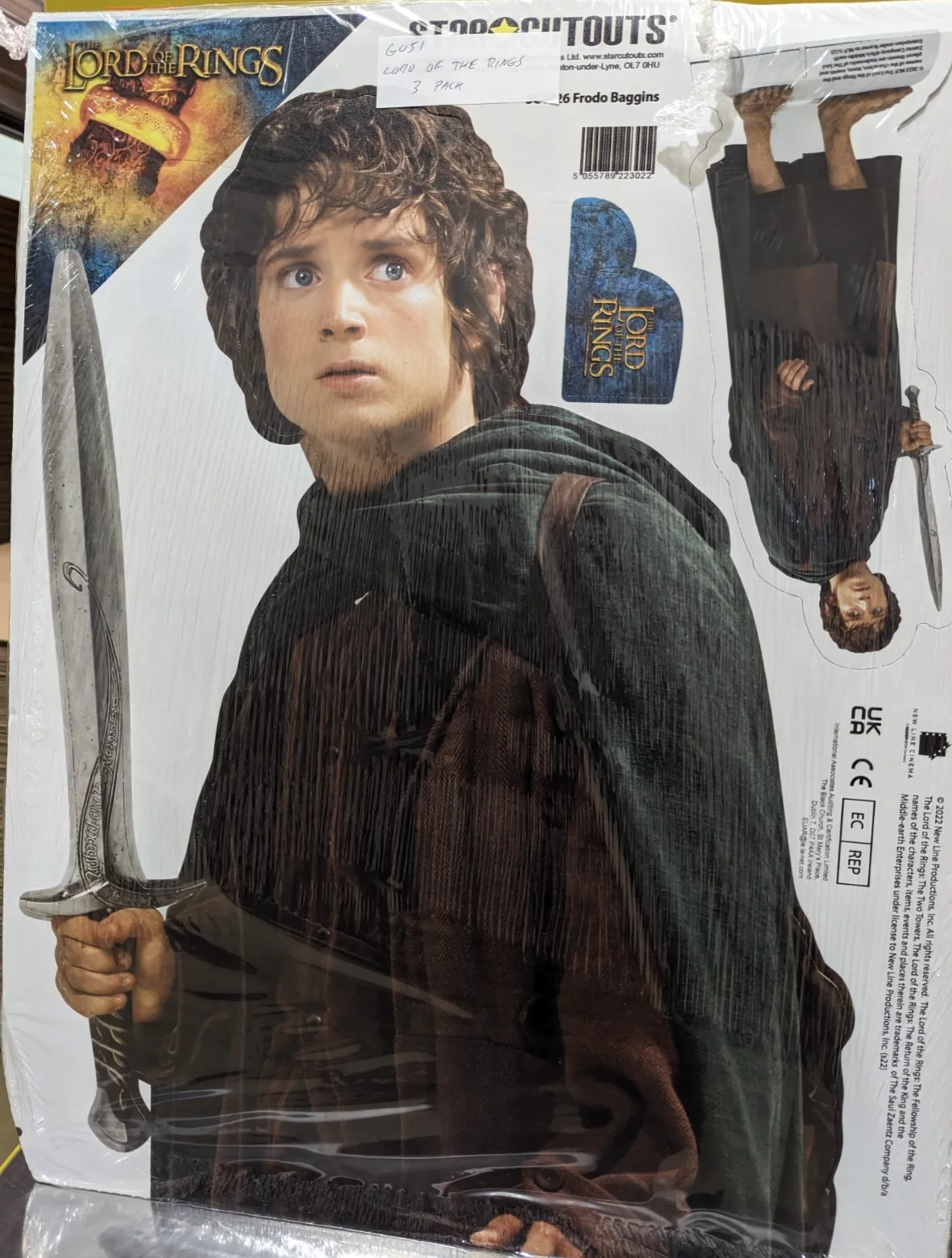 Lord Of The Rings Collection of 4 Cardboard Cutouts / Standees *Damaged*, изображение 2