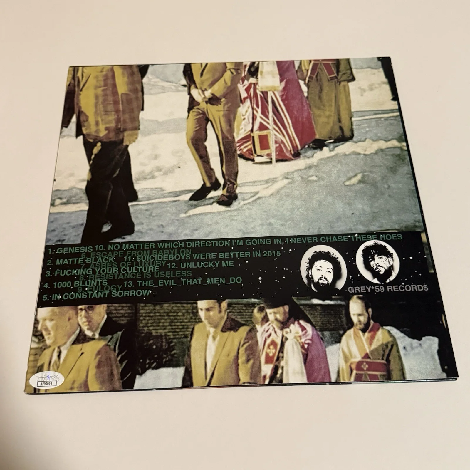 $UICIDEBOY$ SIGNED SING ME A LULLABY MY SWEET VINYL RECORD SUICIDEBOYS JSA COA, image 4