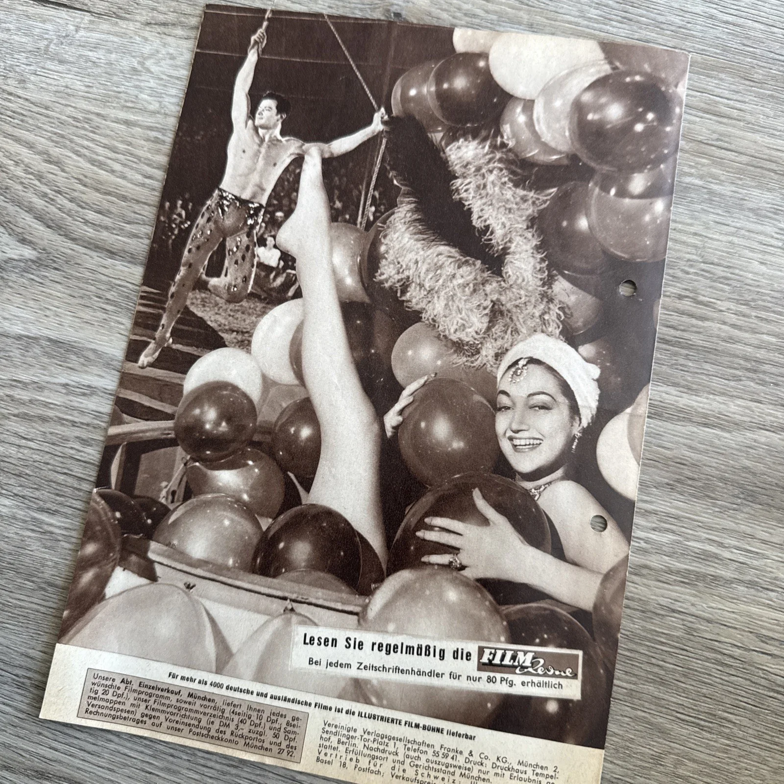 The Greatest Show On Earth German Cinema Programme Charlton Heston James Stewart, image 5