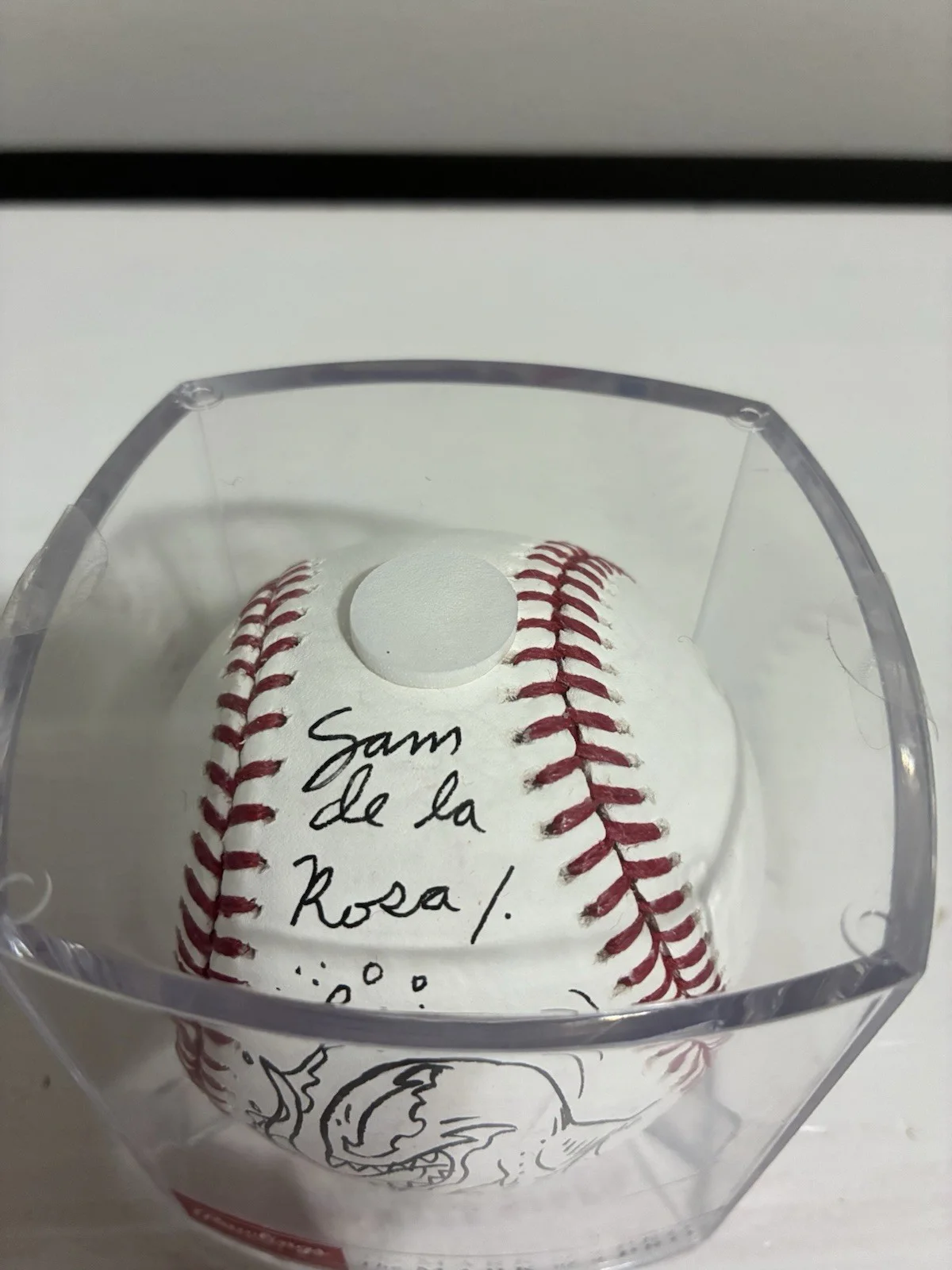 Signed Sketched Remarked Sam De La Rosa Venom Major League Baseball autographed, image 4