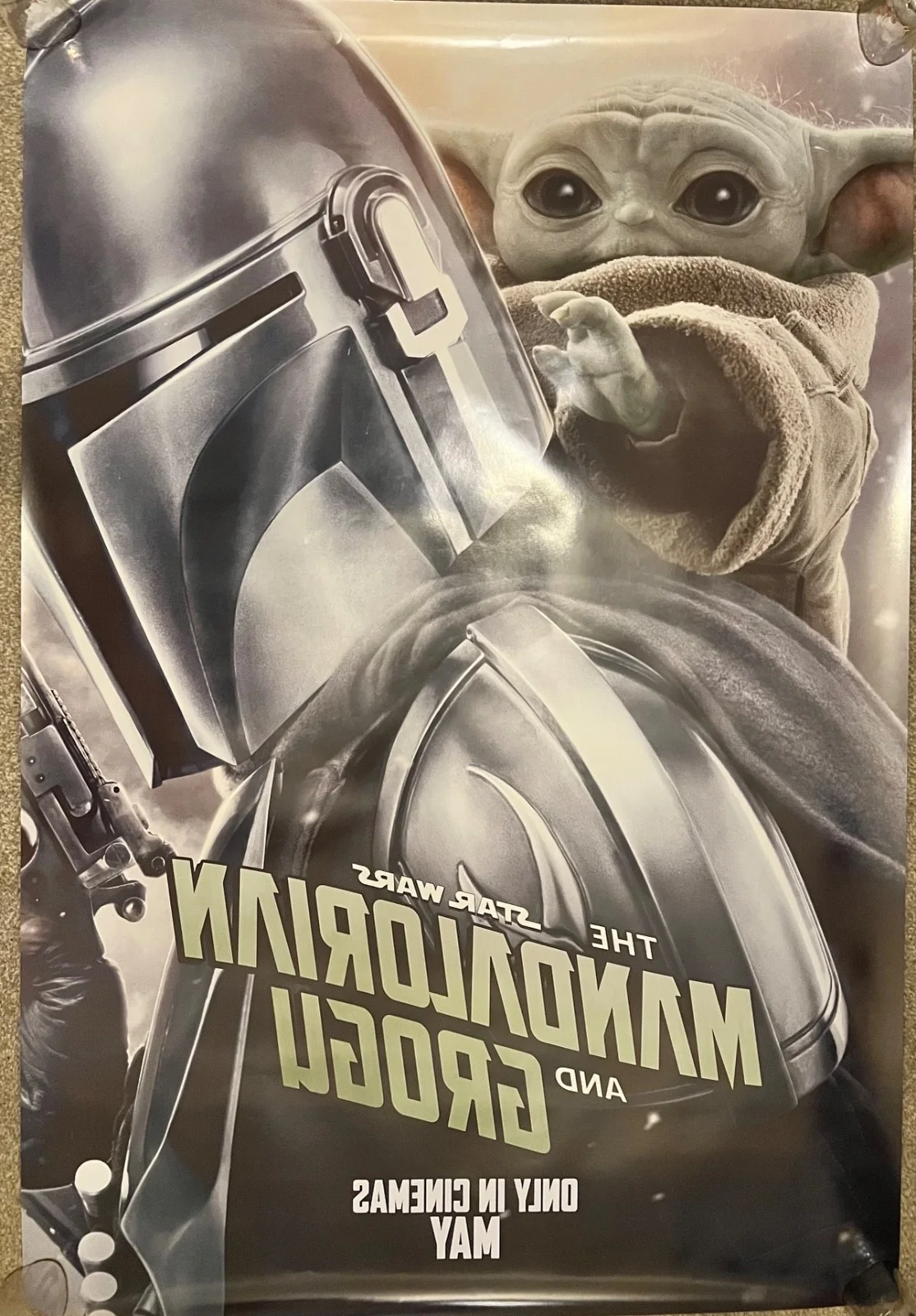 The Mandalorian And Grogu Original UK One Sheet Cinema Poster, image 2
