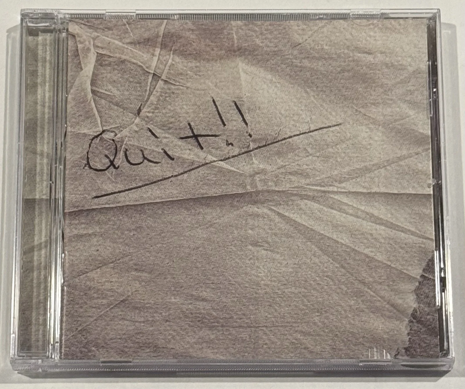 Hardy Autographed Quit!! CD Insert Art Card Signed Edition CD, image 3