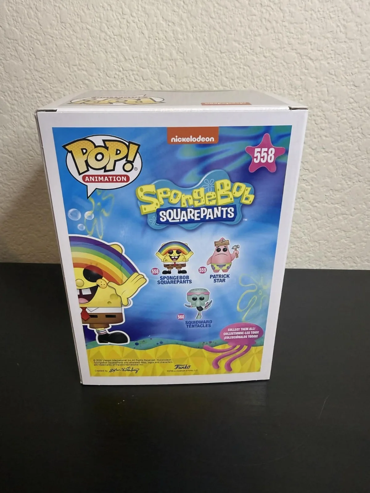 Tom Kenny — Tom Kenny Signed SpongeBob SquarePants Funko Pop #558 Diamond Hot Topic JSA, image 4