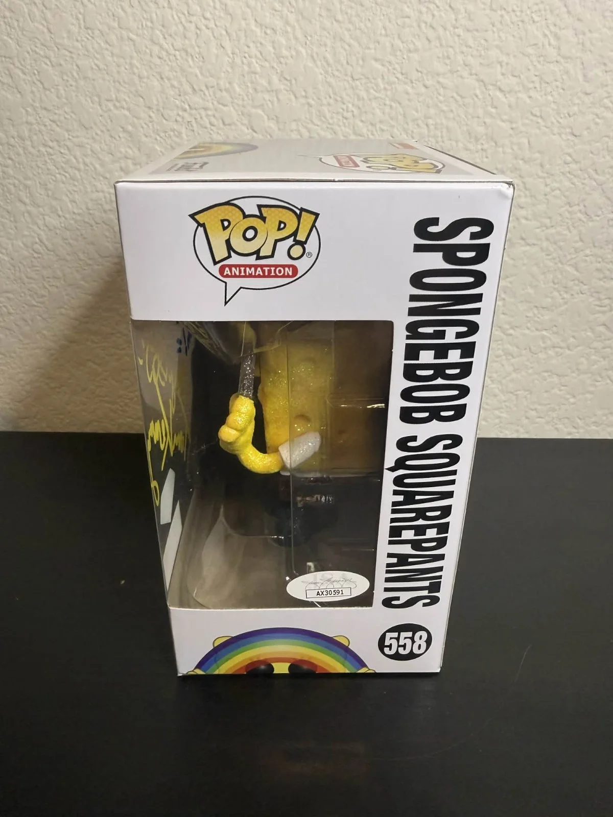 Tom Kenny — Tom Kenny Signed SpongeBob SquarePants Funko Pop #558 Diamond Hot Topic JSA, image 5