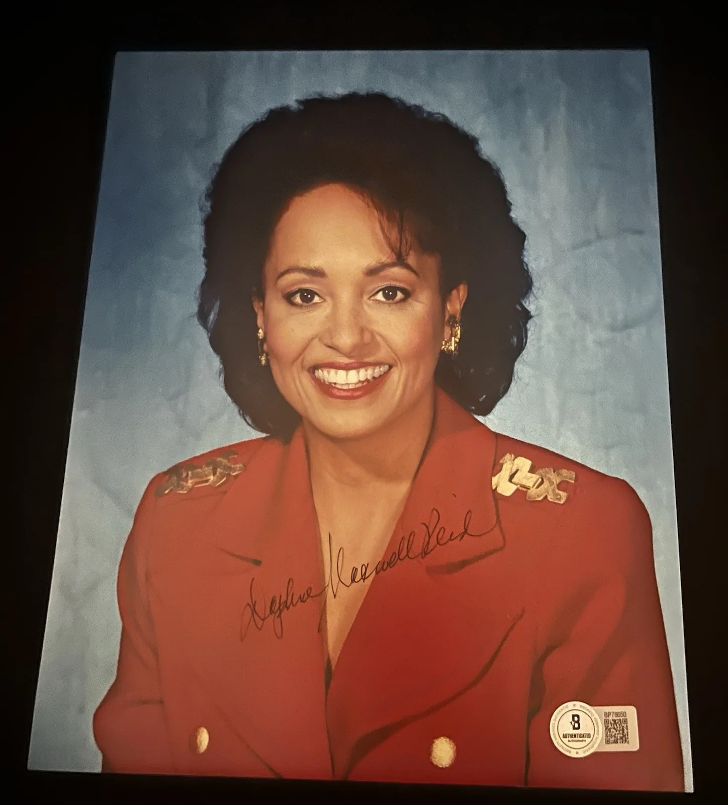 Daphne Maxwell Reid — Daphne Maxwell Reid signed Fresh Prince Aunt Vivian 8x10 photo Beckett BAS coa