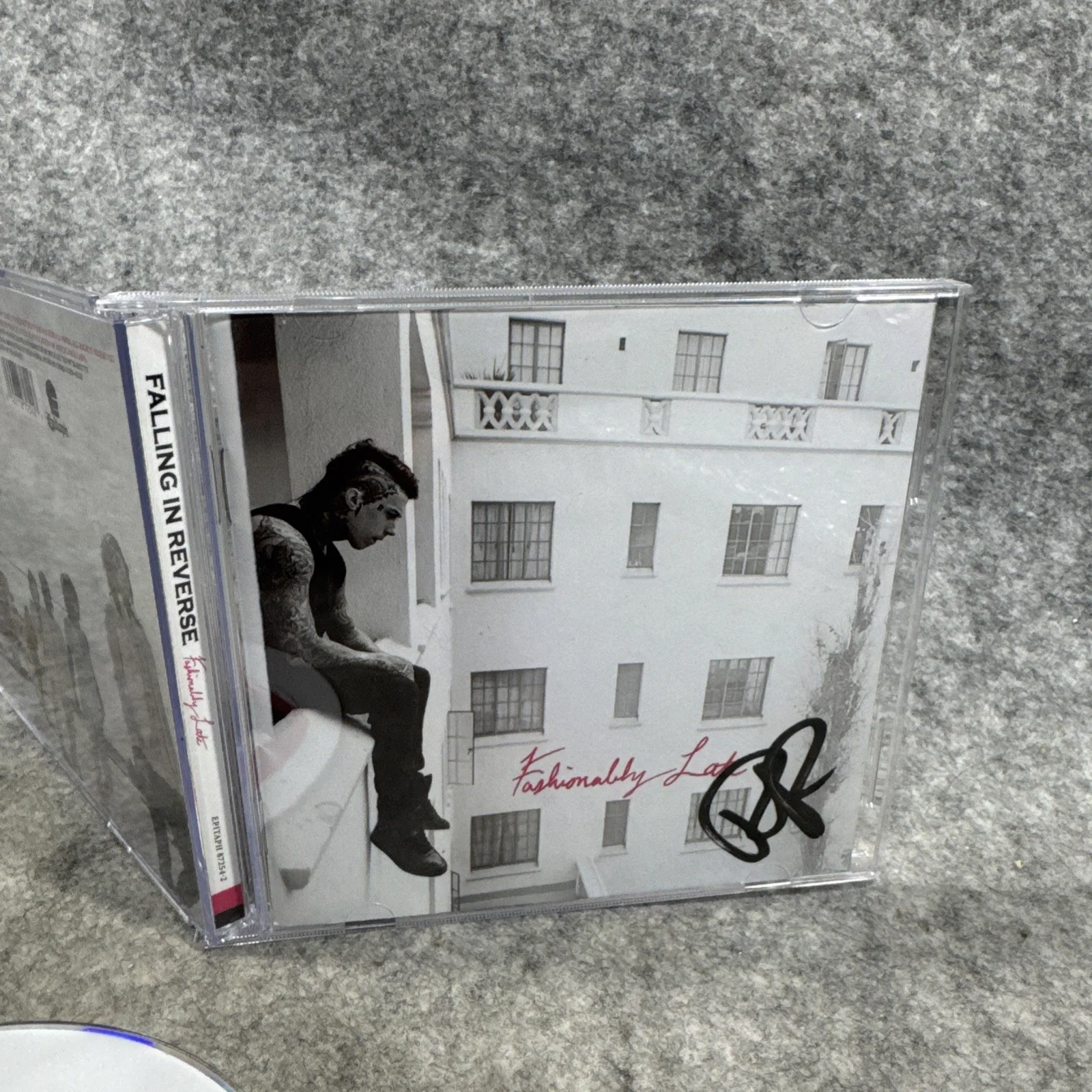 Autographed By Ronnie Radke CD -Fashionably Late, image 2