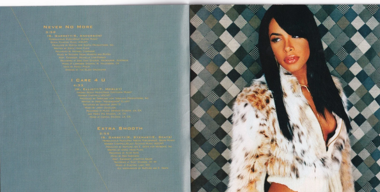Aaliyah Signed Autographed CD Insert from her Pre-Release Party, image 3