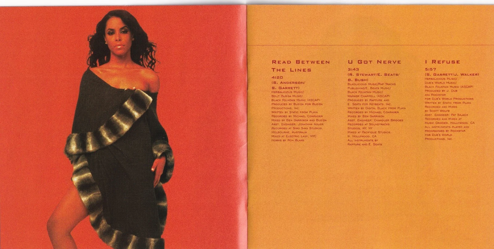 Aaliyah Signed Autographed CD Insert from her Pre-Release Party, image 4