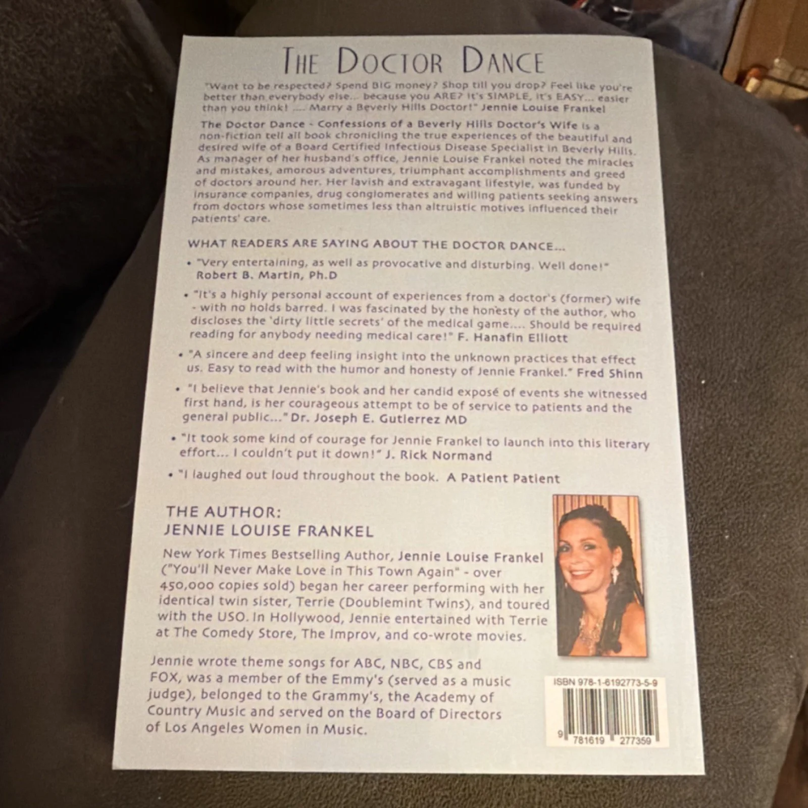 Jennie Louise Frankel — The Doctor Dance by Jennie Louise Frankel Signed Paperback, изображение 2