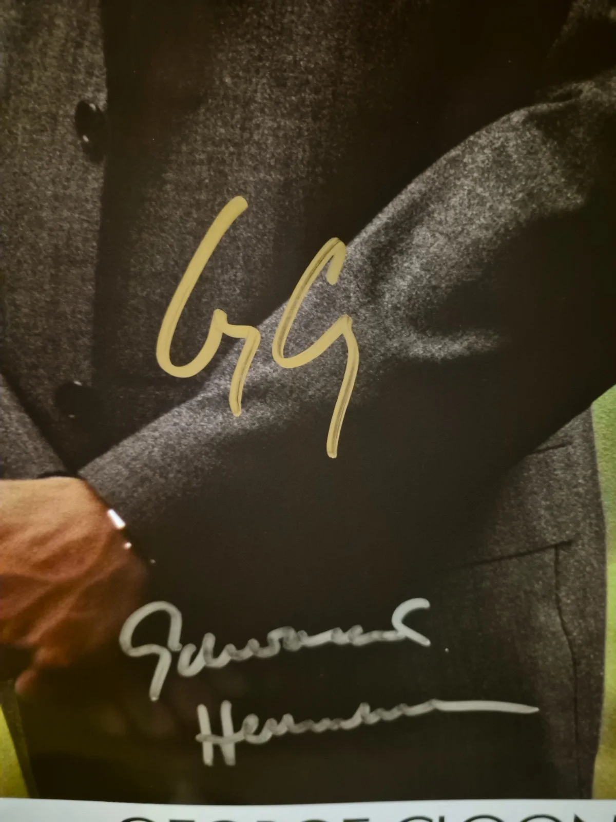EKIM=INVENTORY — INTOLERABLE CRUELTY-teaser CAST SIGNED MOVIE POSTER-w/COA ekim, image 2