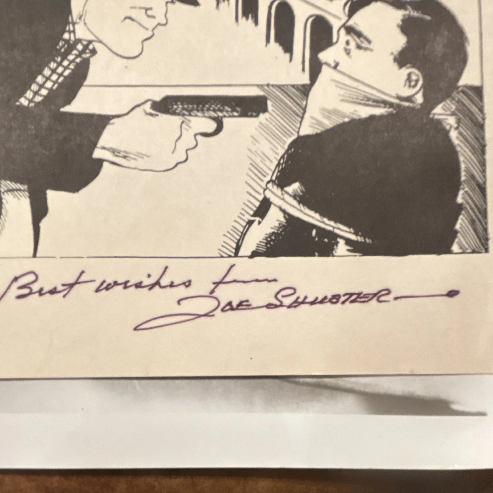 Kirk Alyn — ULTIMATE SUPERMAN SET: Signed Joe Shuster Cover & Alyn/Reeves Dual Signed Photo, image 5