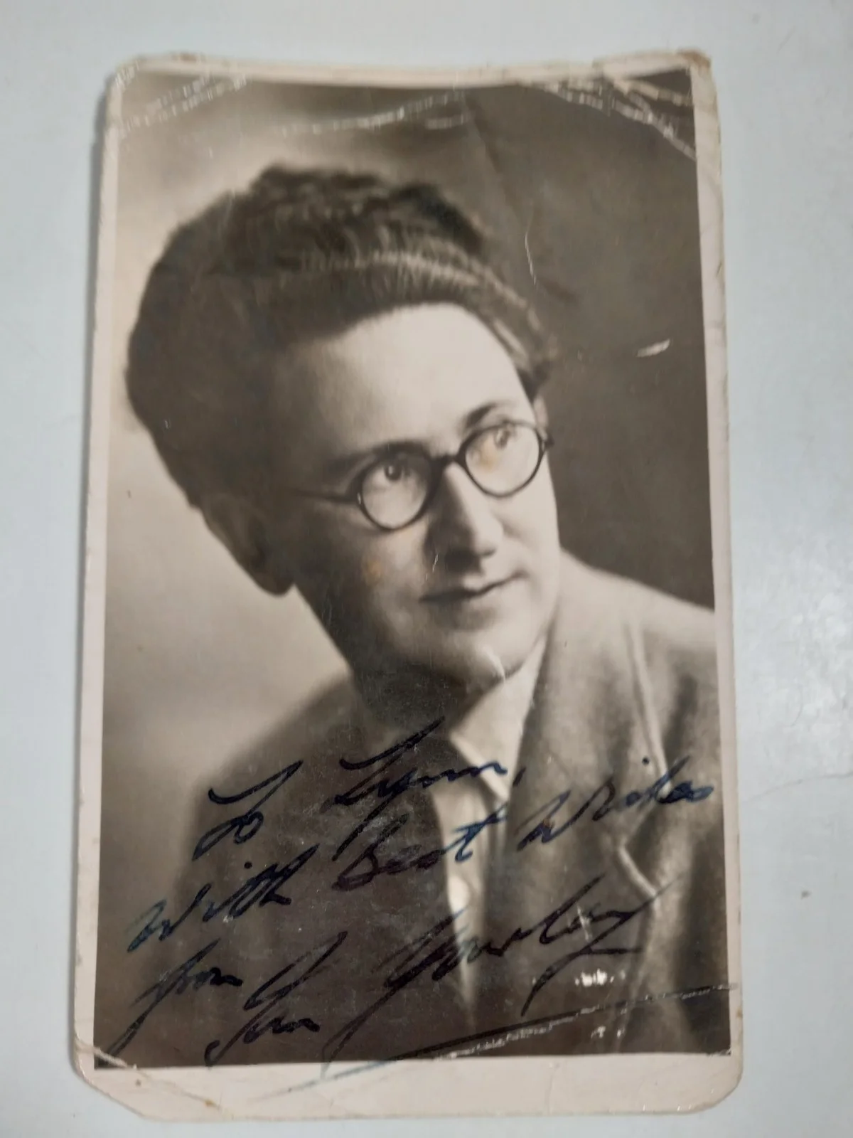 Ian Gourlay Scottish Composer & Musician Signed Photo & 1951 Letter Autograph, изображение 2