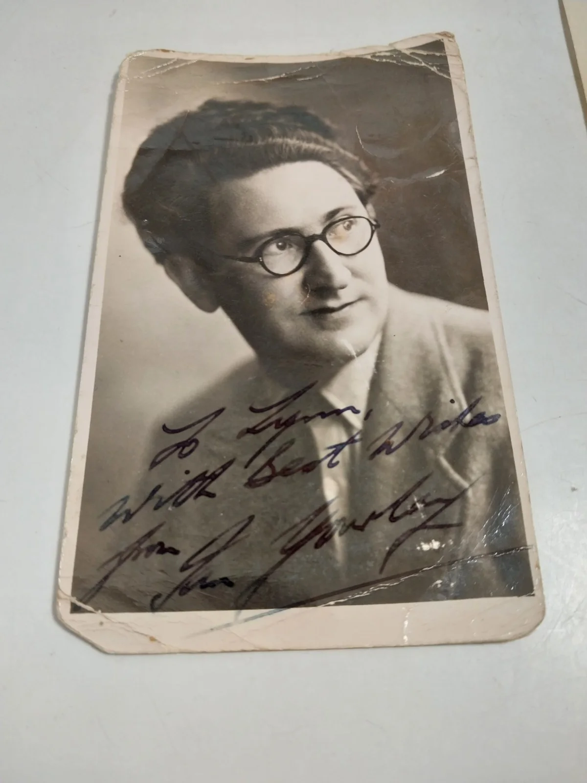 Ian Gourlay Scottish Composer & Musician Signed Photo & 1951 Letter Autograph, изображение 3