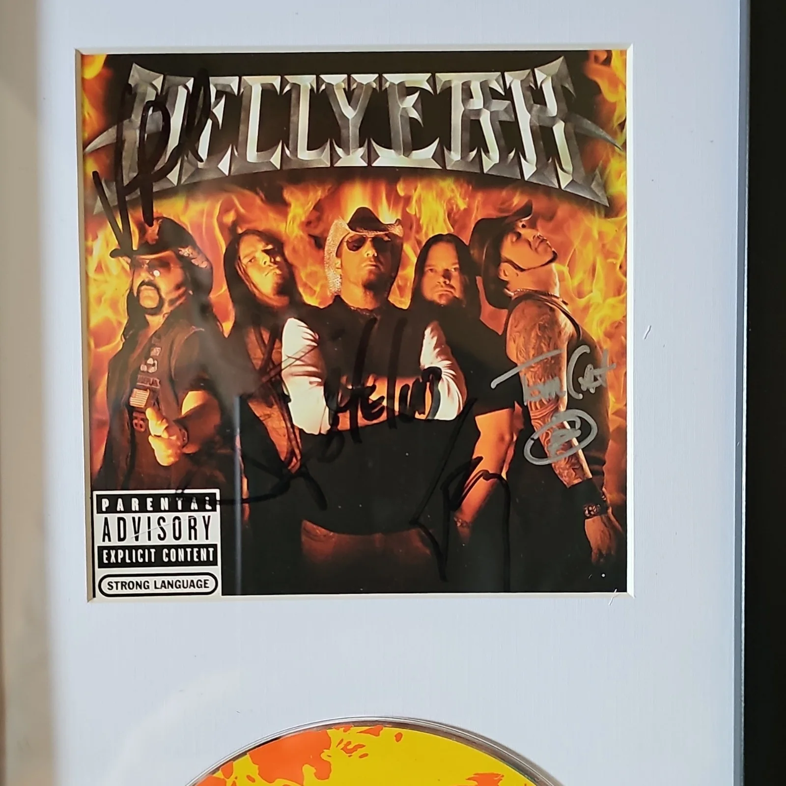 Hellyeah Framed Signed Original CD & Booklet Autographed Vinnie Paul, image 2