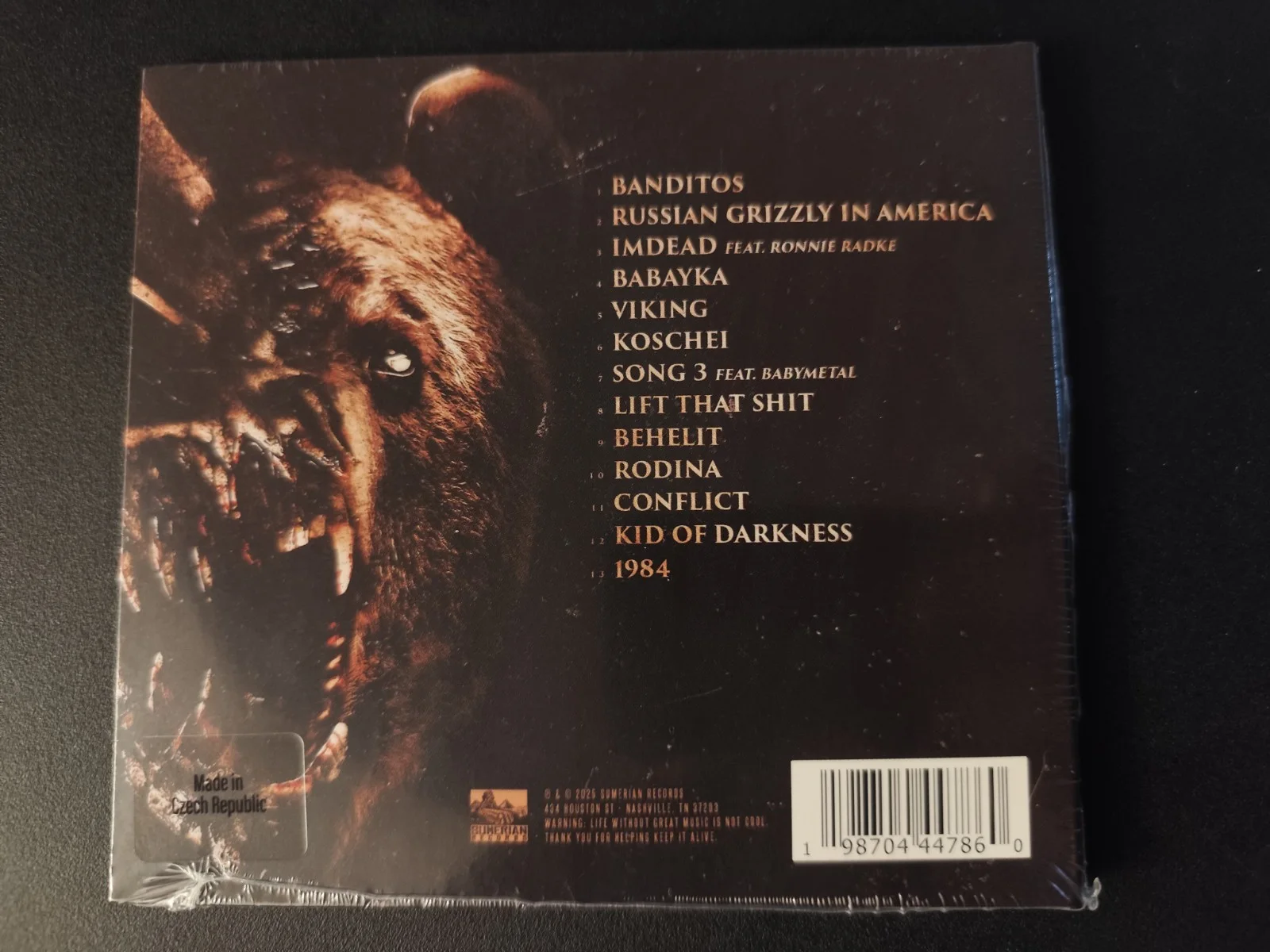 Slaughter to Prevail - Grizzly Signed art card - Autographed By Band, изображение 3