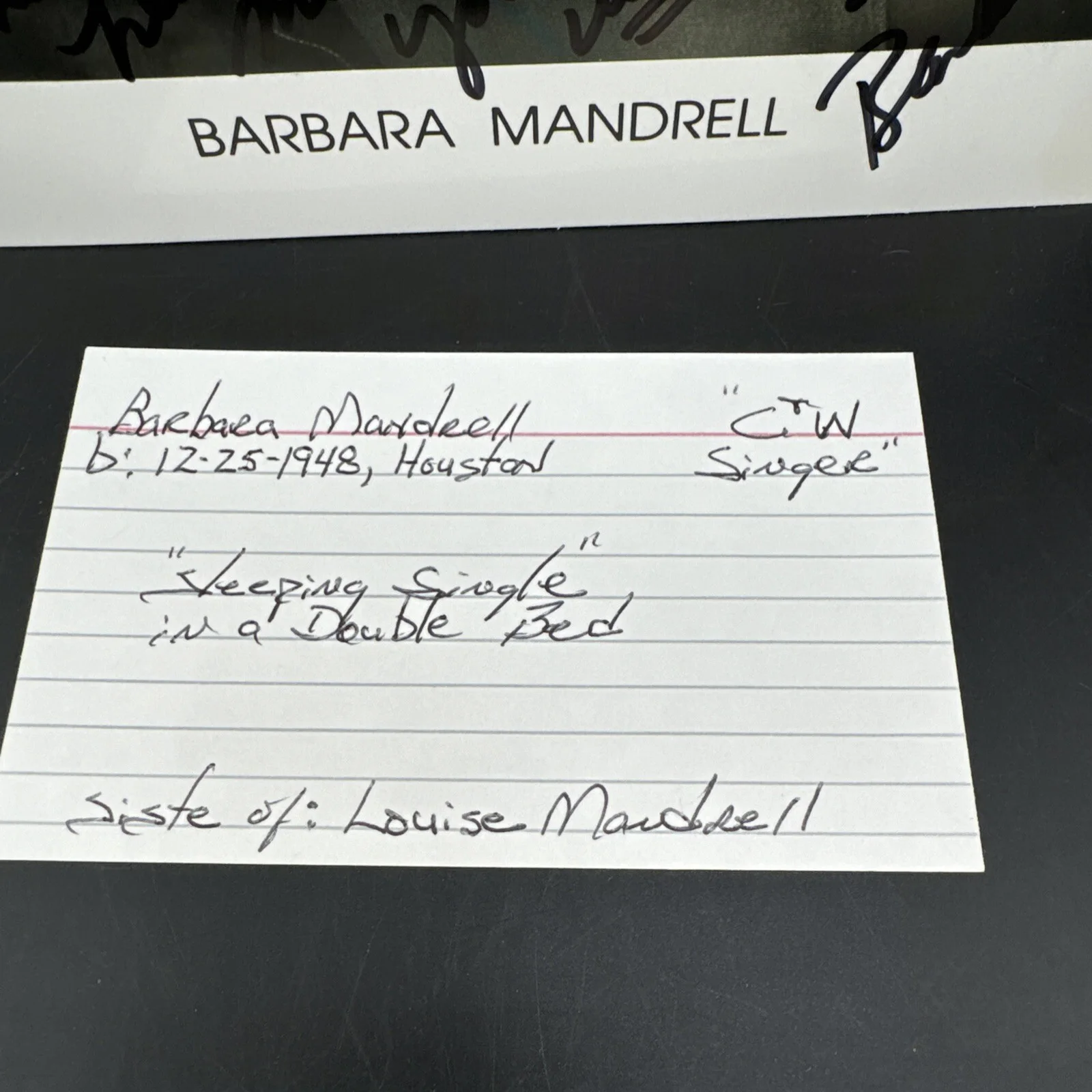 Barbara Mandrell — Barbara Mandrell Signed Autographed 8x10 Photo, image 2