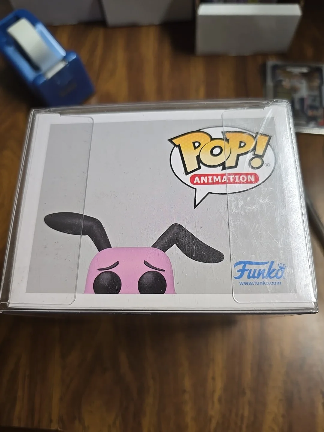 Marty Grabstein — MARTY GRABSTEIN Signed COURAGE COWARDLY DOG FLOCKED FUNKO POP EXCLUSIVE JSA COA, image 5
