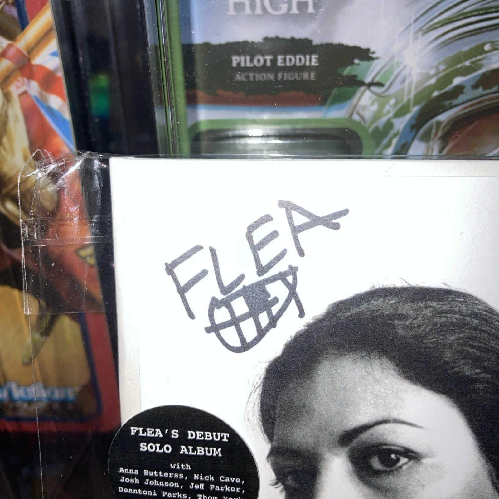 FLEA SIGNED AUTOGRAPHED HONORA CD ART CARD NEW ALBUM IN HAND 3/27 SOLD OUT, изображение 2