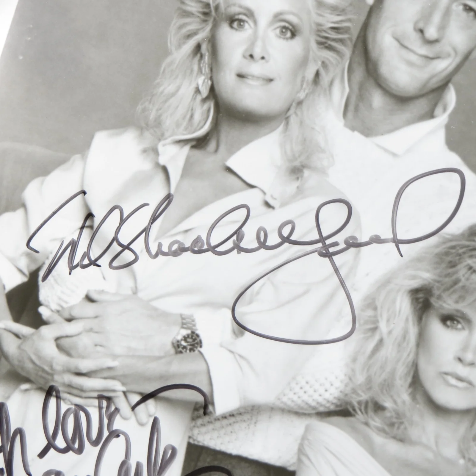 Joan Van Ark, Michele Lee, Donna Mills, Ted Shackleford — Knots Landing CBS Television Series Vintage Cast Signed 8 x 10 Photo w/ COA, изображение 3