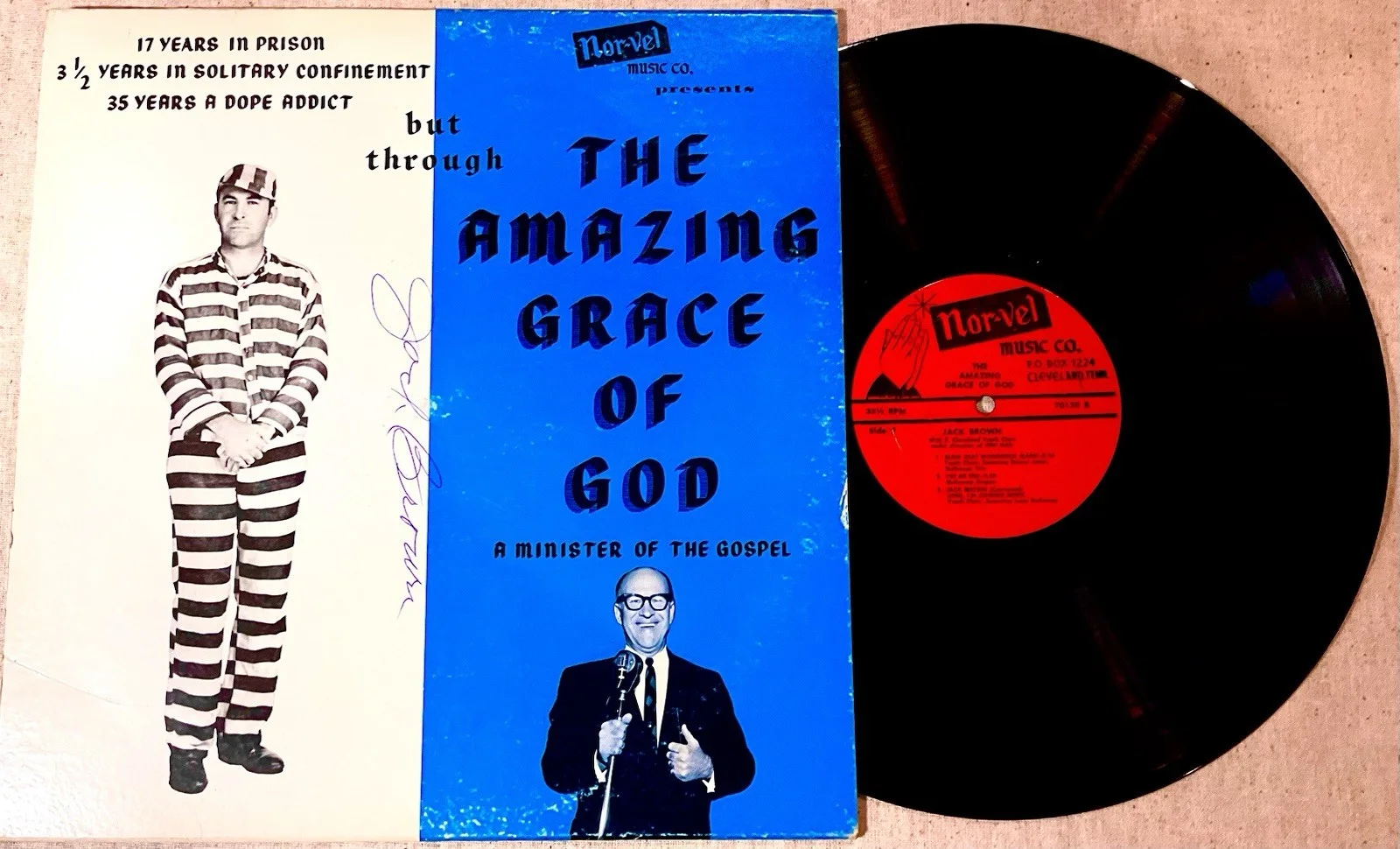 7 Random Autographed LP Vinyl Albums Vintage Collectable Chaplain Of Bourbon St+, изображение 2