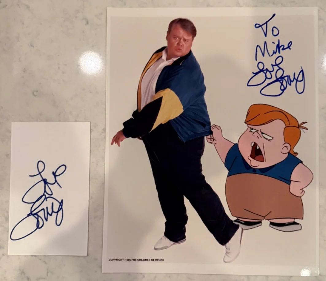 Phyllis Diller Louie Anderson Cheech Marin Gallagher autograph lot TTM, изображение 2