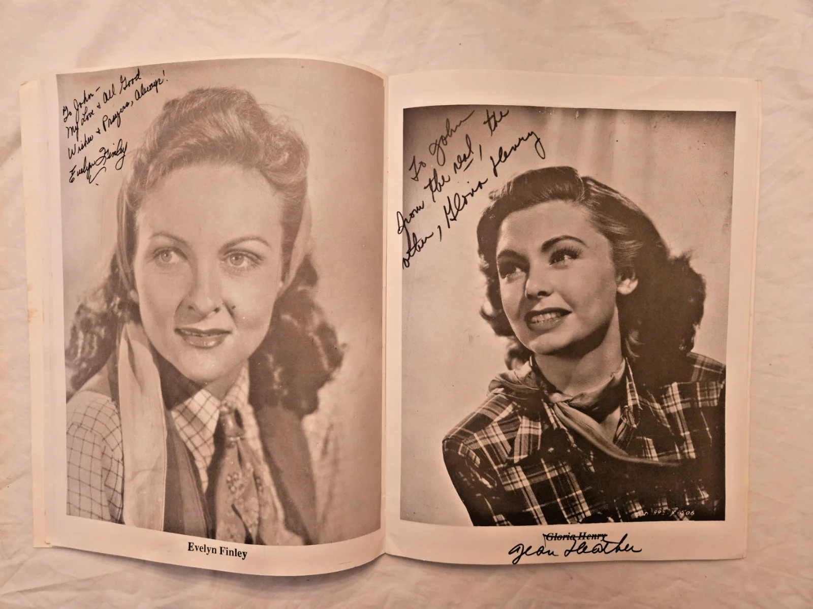 1988 Western Film Fair Souvenir Program 13x signed Phyllis Coates Royal Dano, изображение 5