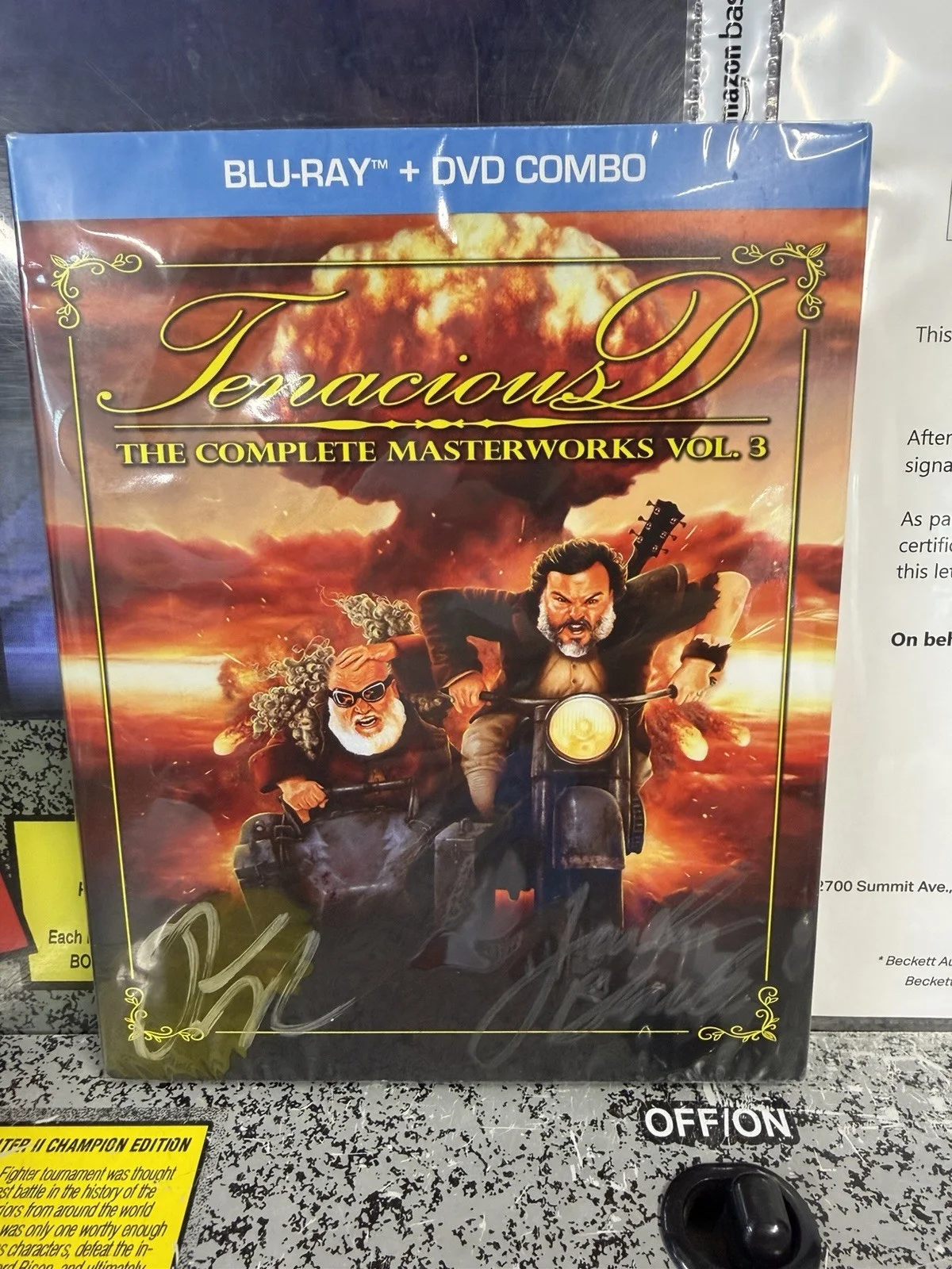 Jack Black, Kyle Gass — Tenacious D Jack Black Kyle Gass Signed Autographed Silver Sharpie Auto BAS 8, image 5