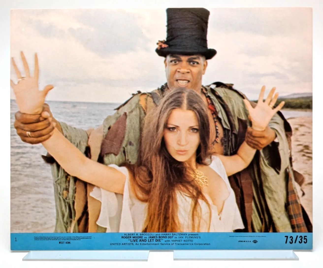 Set of 8 Live and Let Die US Mini Lobby Cards | James Bond | United Artists 1973, изображение 2
