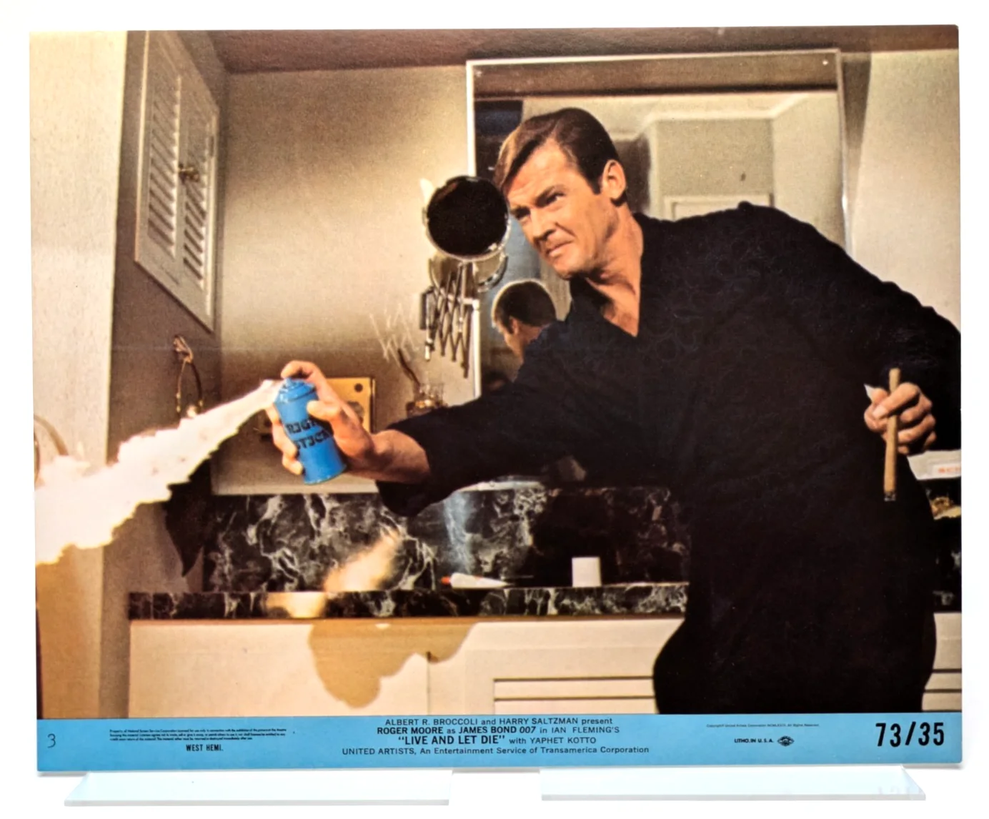 Set of 8 Live and Let Die US Mini Lobby Cards | James Bond | United Artists 1973, изображение 4