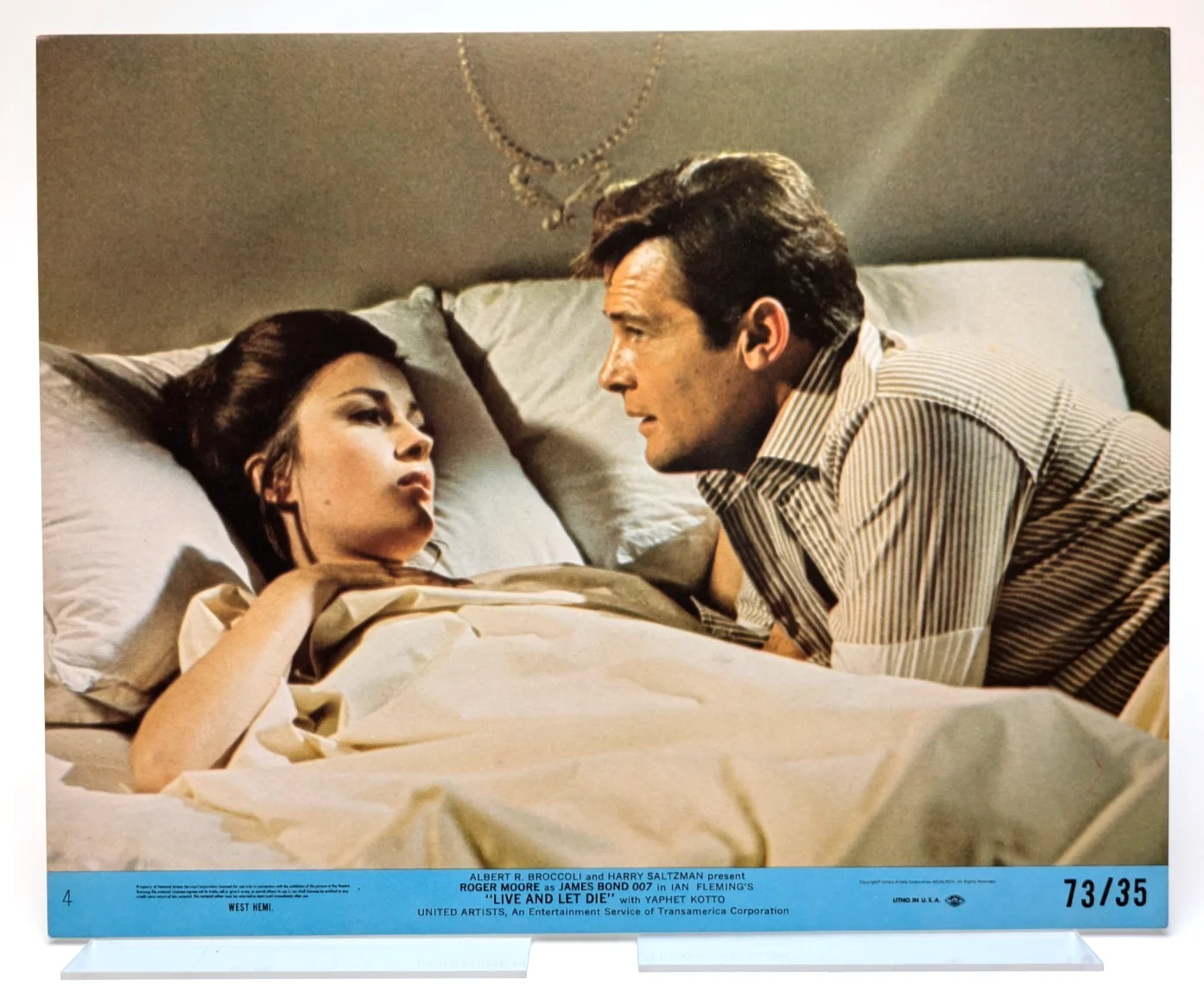 Set of 8 Live and Let Die US Mini Lobby Cards | James Bond | United Artists 1973, изображение 5