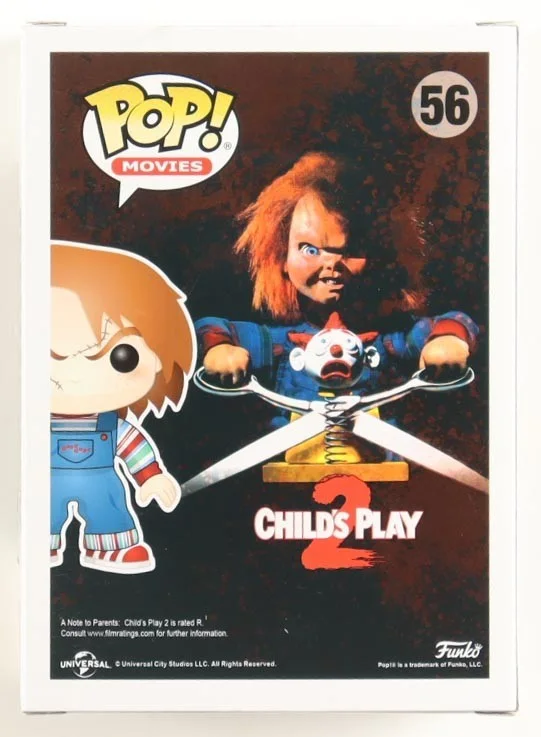 Alex Vincent Signed "Child's Play 2" #56 Chucky Funko Pop! Inscribed Andy PA, image 3