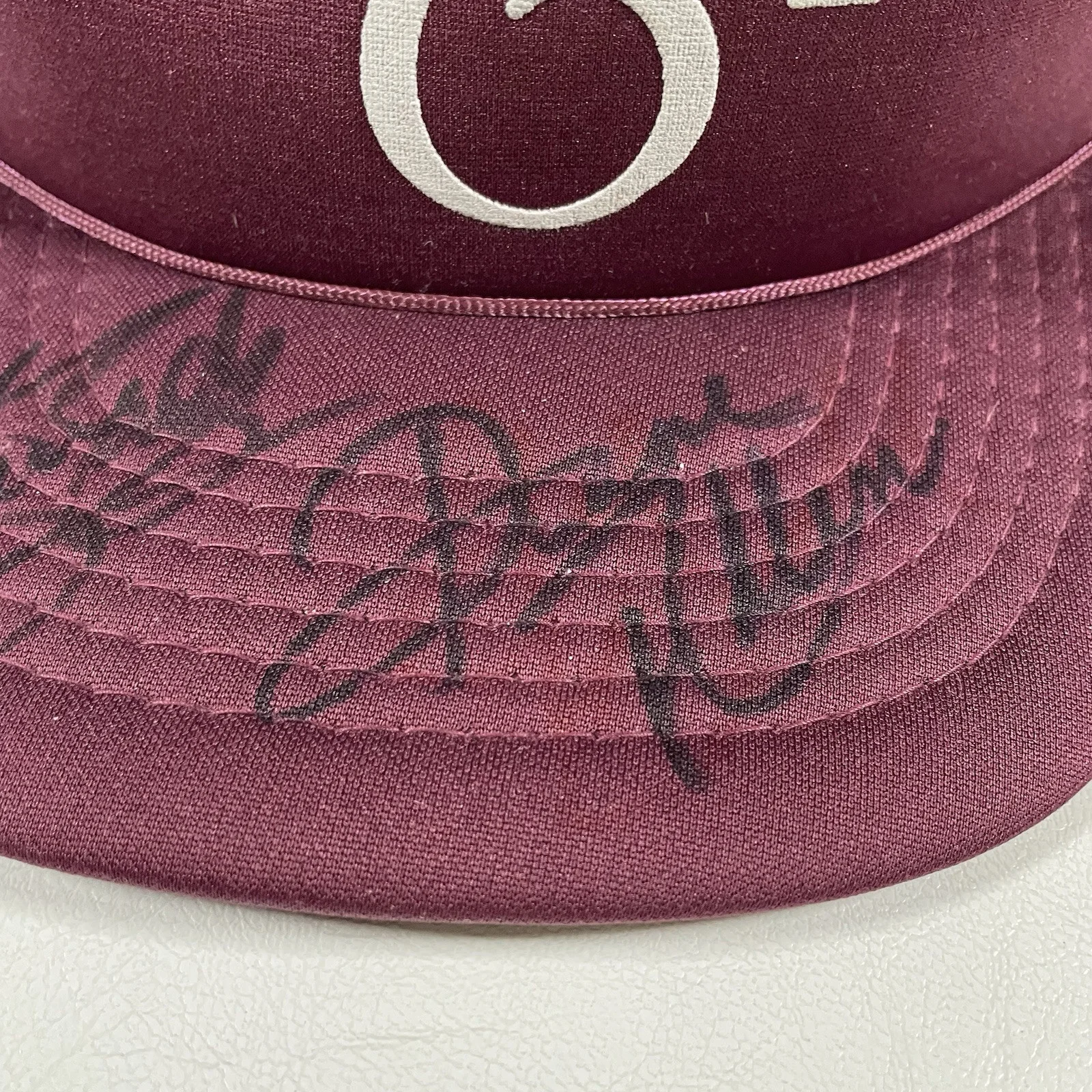 Vtg The Oak Ridge Boys Signed Trucker Hat Snapback Band Autographed Music Cap, image 4