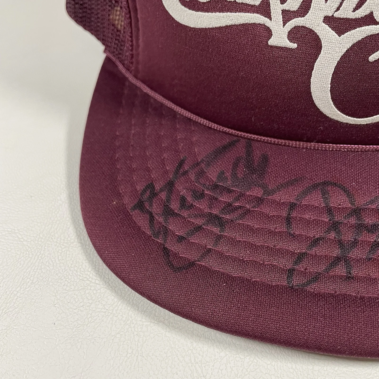 Vtg The Oak Ridge Boys Signed Trucker Hat Snapback Band Autographed Music Cap, image 5