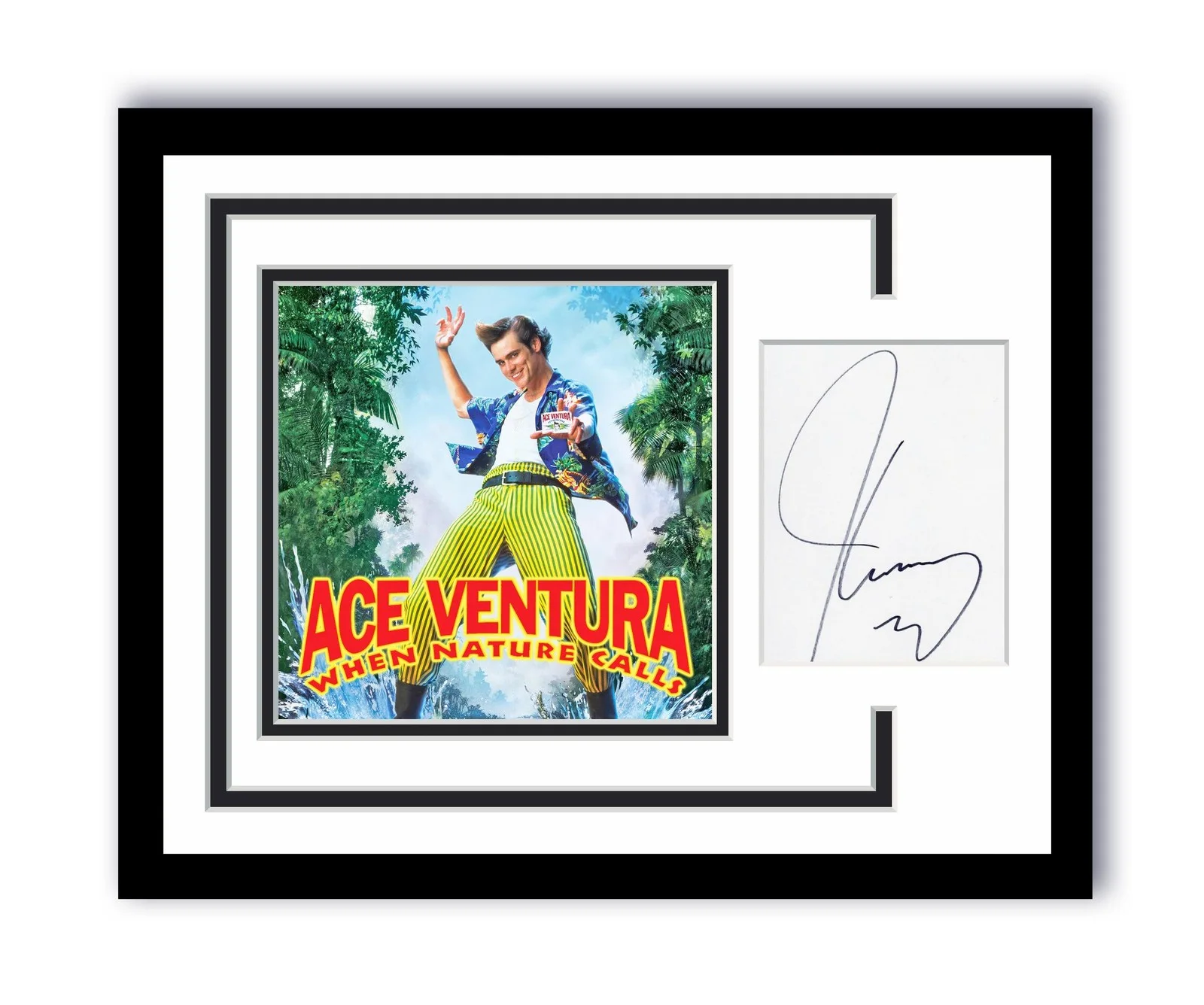 Jim Carrey — Ace Ventura Jim Carrey Autographed Signed 11x14 Framed Photo ACOA