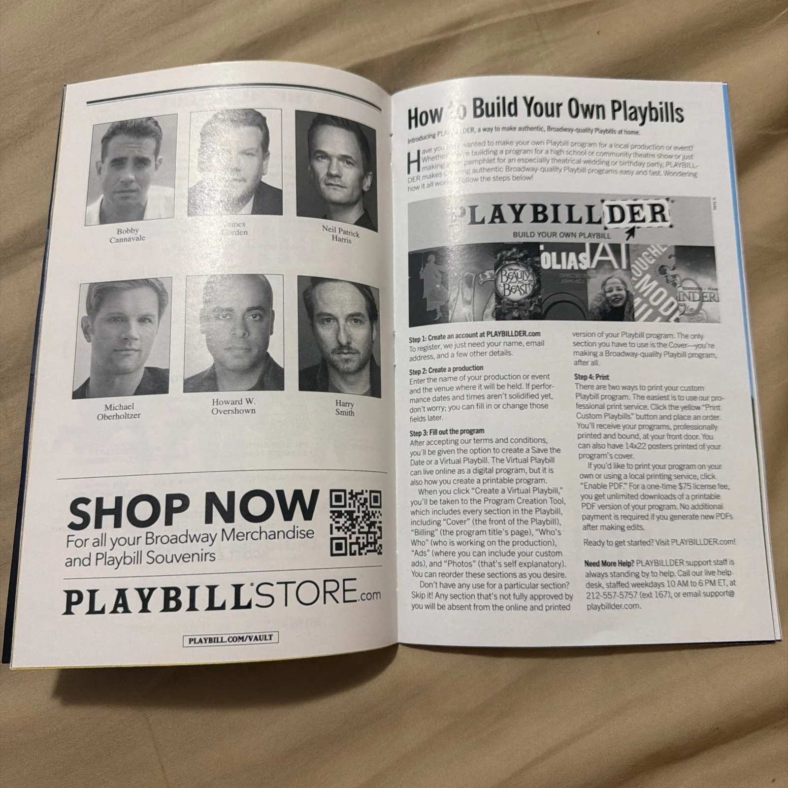 Neil Patrick Harris, James Corden, Bobby Cannavale — Art Full Cast Signed Broadway Playbill - Harris, Corden, Cannavale ², image 2