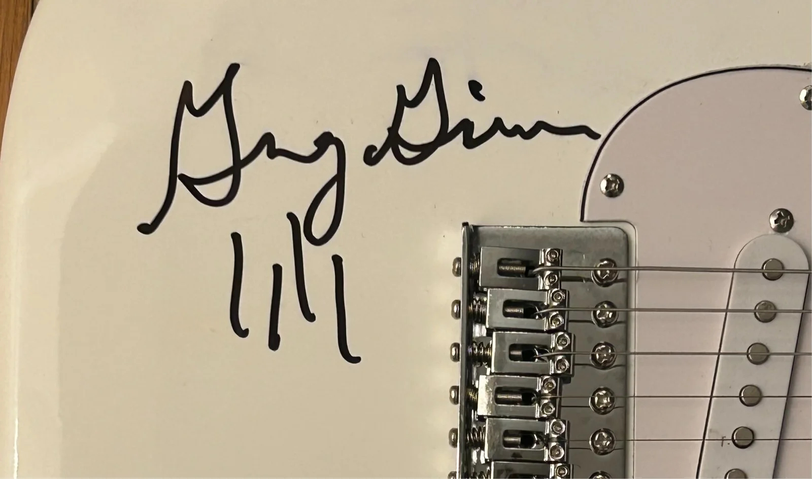 Greg Ginn of Black Flag signed Electric Guitar JSA COA LOA, image 2