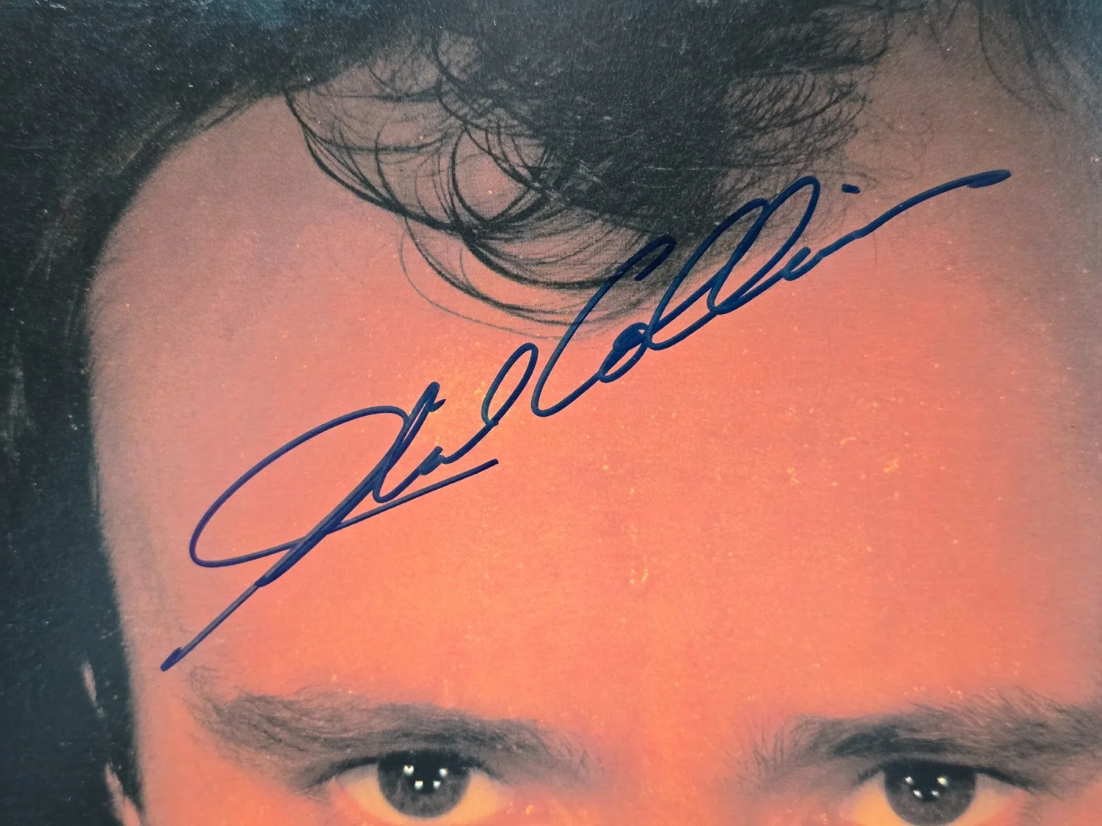 Phil Collins Signed No Jacket Required Vinyl Record Cover with COA, image 5