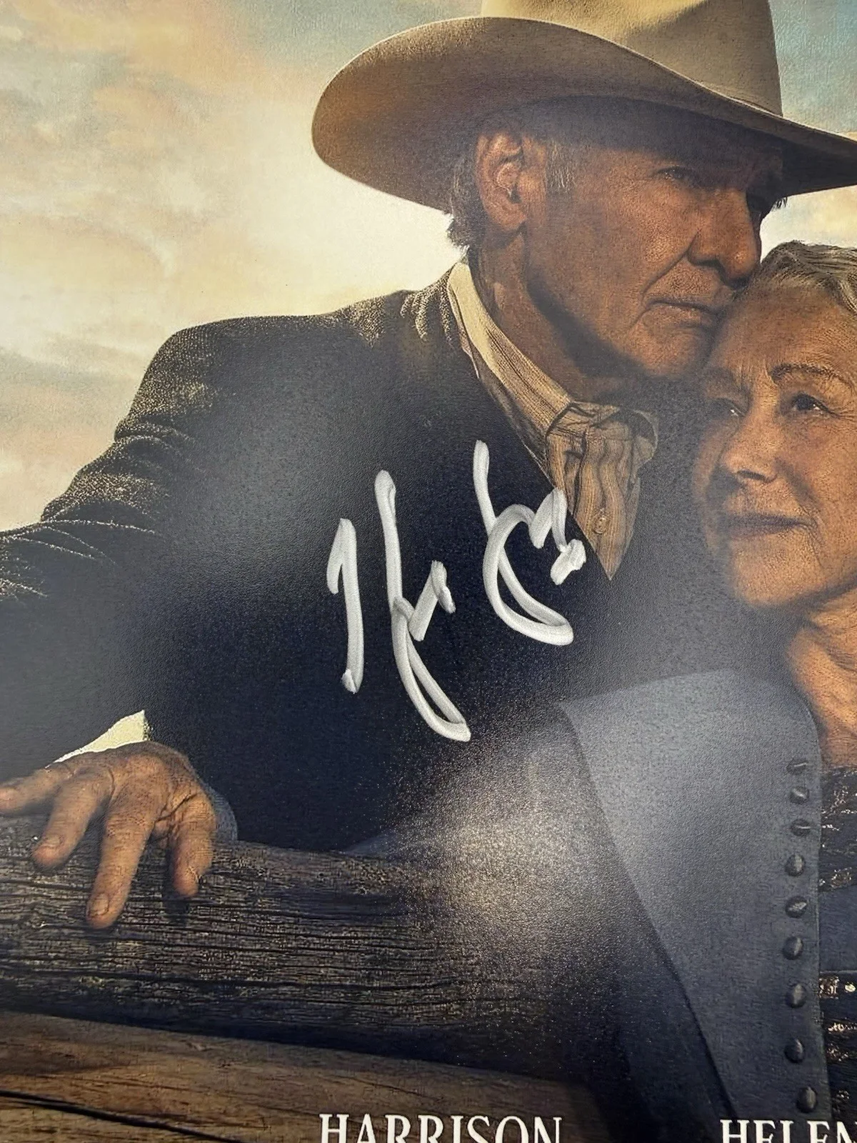 Harrison Ford — Signed Harrison Ford “1923” Yellowstone Autographed 8x10 Photo w/COA, изображение 2