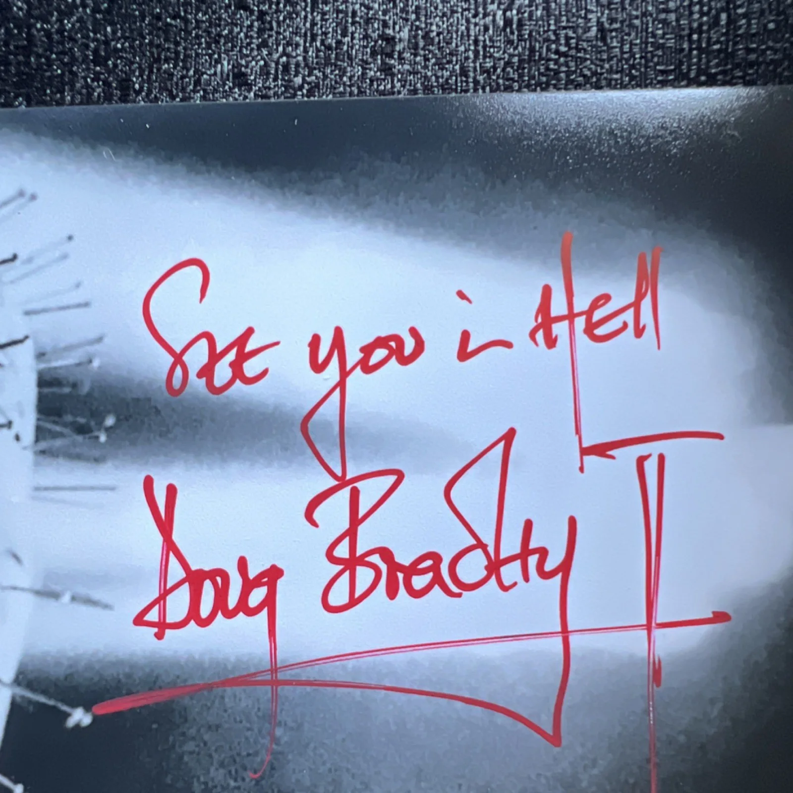 Doug Bradley — Hellraiser Doug Bradley signed photo autographed with JSA cert w/ inscription, image 2