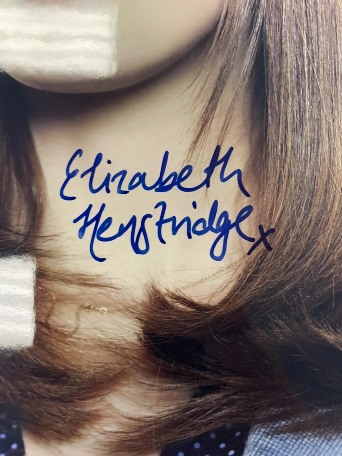ELIZABETH HENSTRIDGE CELEBRITY AUTHENTIC AUTOGRAPHED 8X10 PHOTO RARE FULLNAME, изображение 2