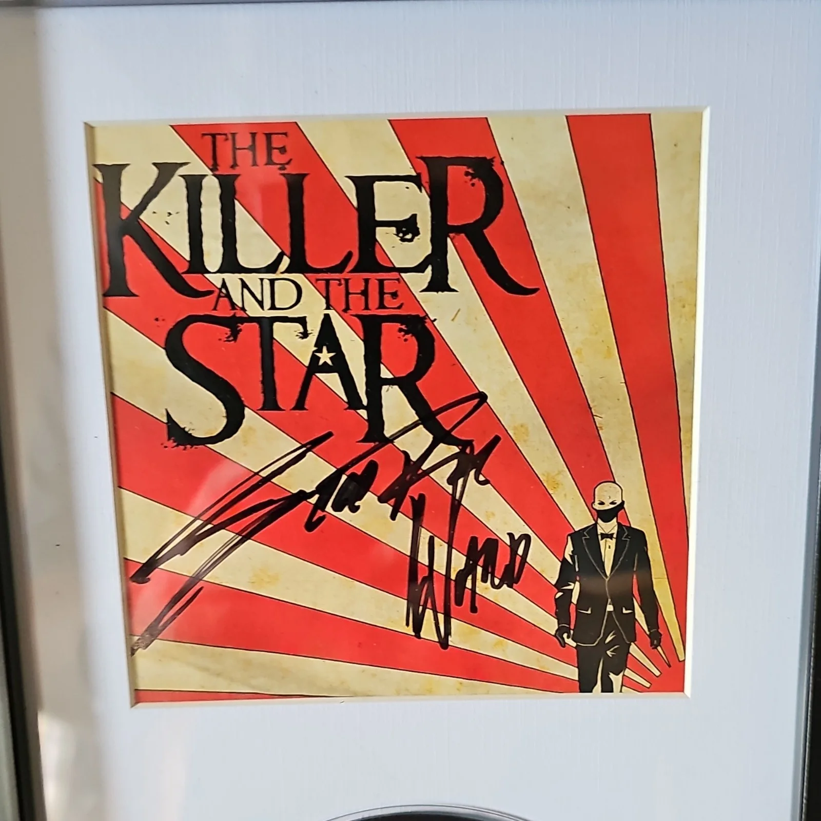 The Killer and the Star Framed CD & Booklet Signed by Scooter Ward of Cold RARE, изображение 2